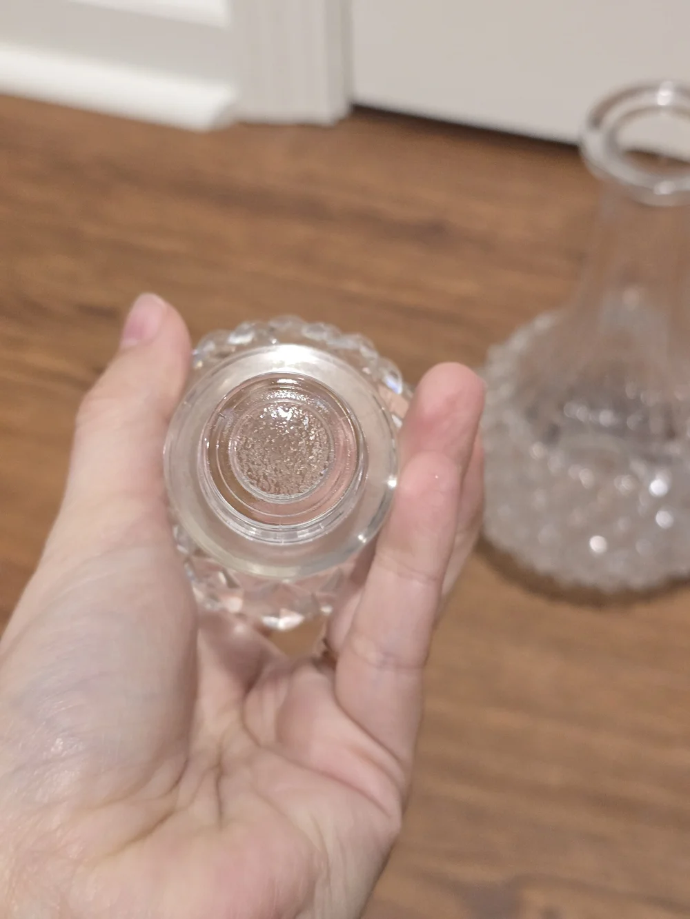Vintage Cristal d'Arques France Longchamp Crystal Decanter & Stopper